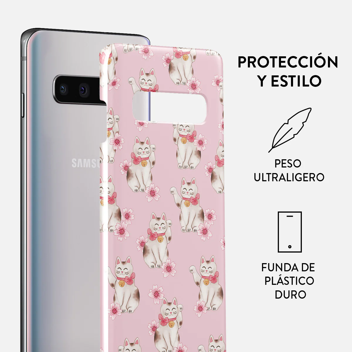 Maneki Neko - Samsung Galaxy S10 Plus Funda - Image 2