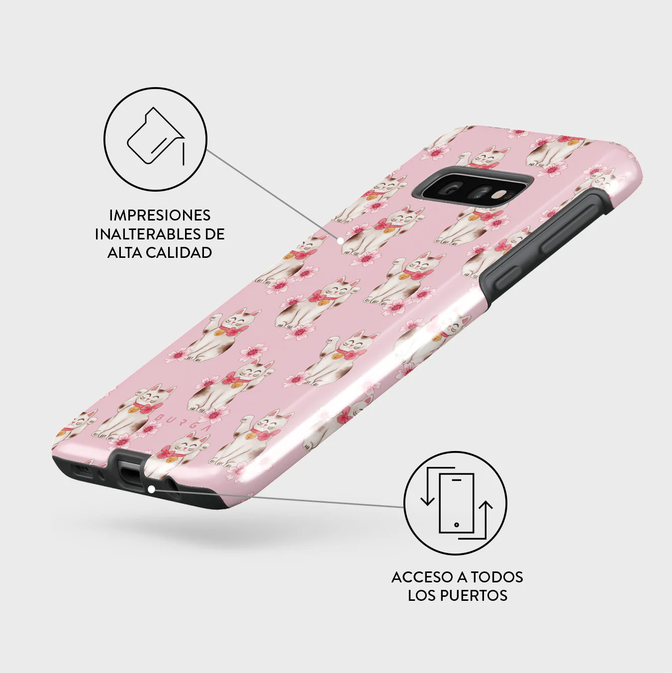 Maneki Neko - Samsung Galaxy S10E Funda - Image 3