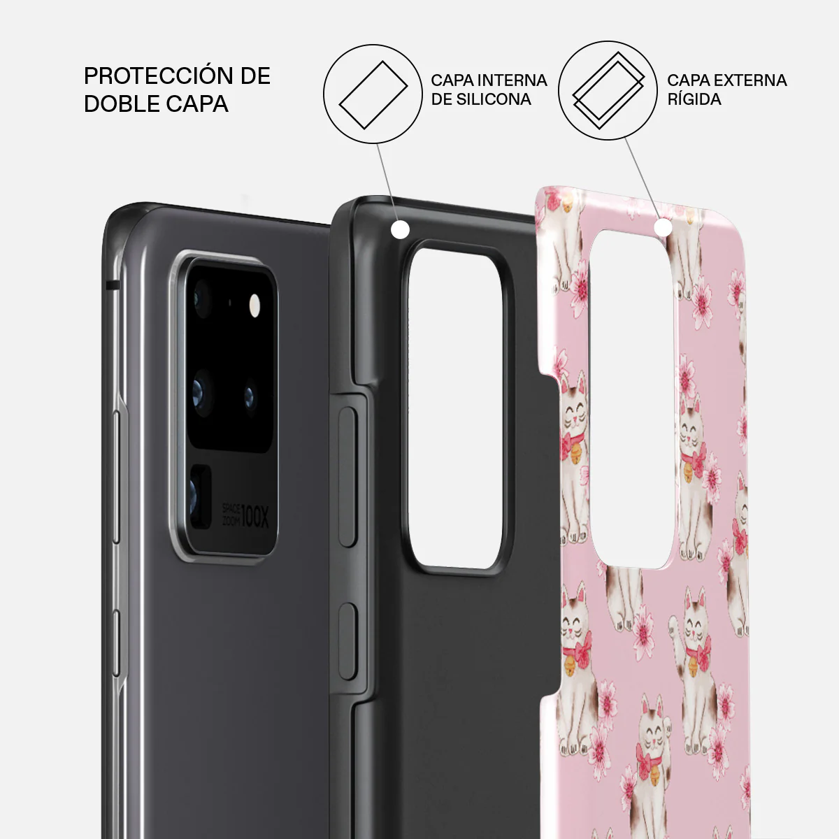 Maneki Neko - Samsung Galaxy S20 Ultra 4G / 5G Funda - Image 6