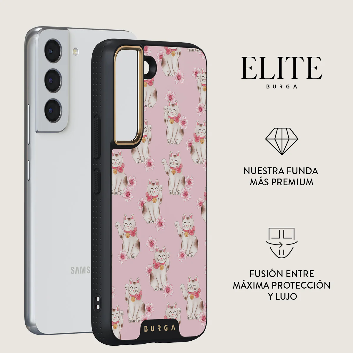 Maneki Neko - Samsung Galaxy S22 Funda - Image 6