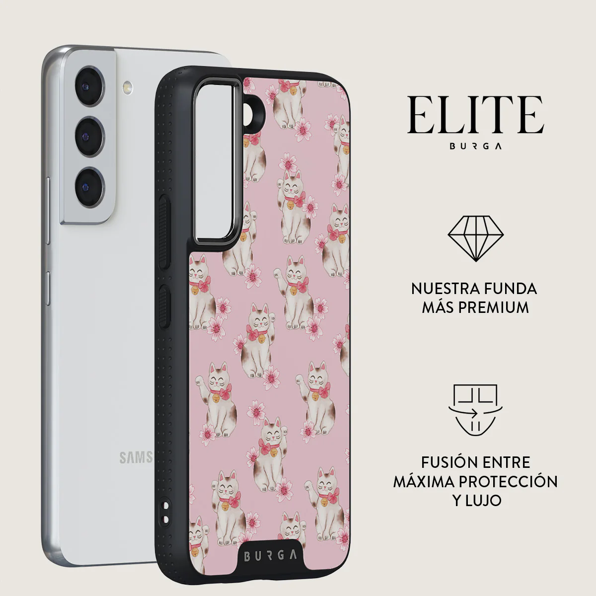 Maneki Neko - Samsung Galaxy S22 Plus Funda - Image 13