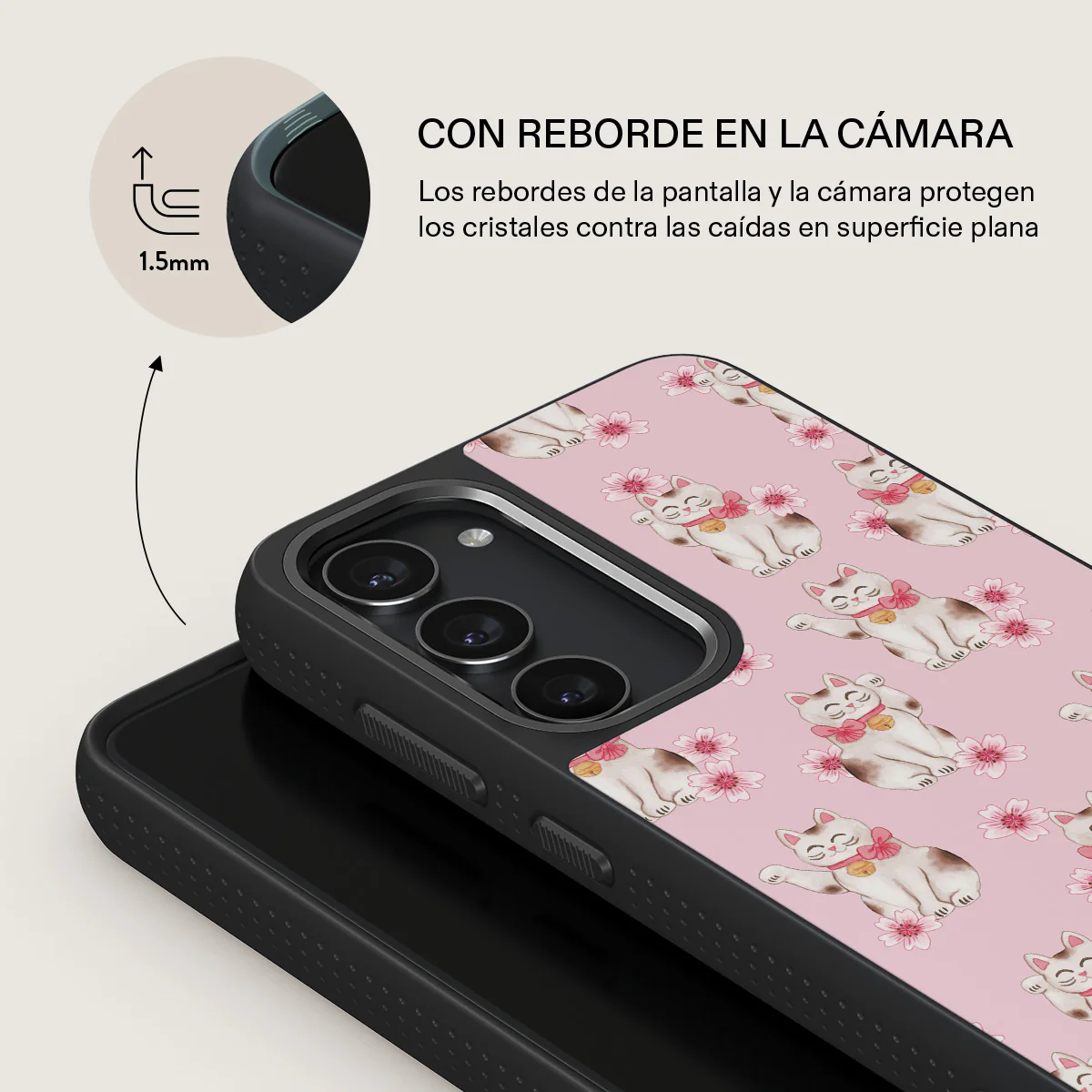 Maneki Neko - Samsung Galaxy S23 Plus Funda - Image 15