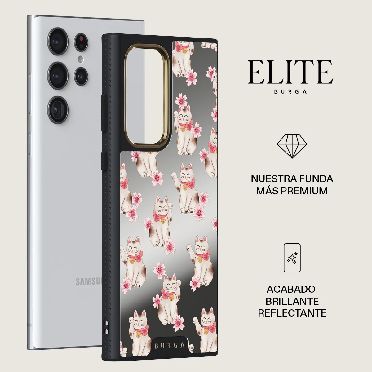 Maneki Neko - Samsung Galaxy S23 Ultra Funda - Image 27