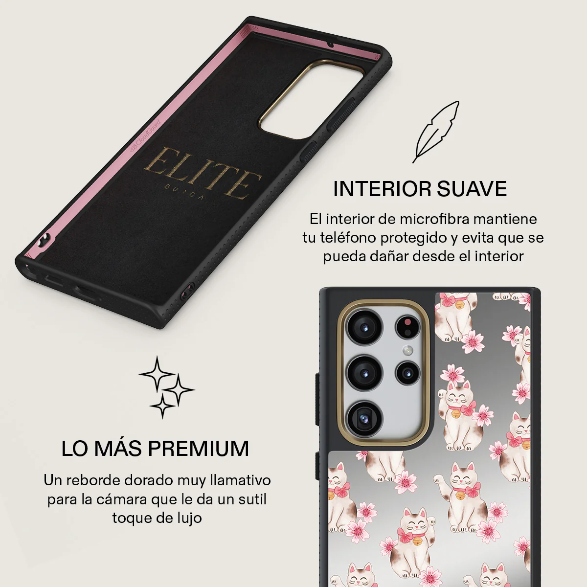 Maneki Neko - Samsung Galaxy S23 Ultra Funda - Image 32