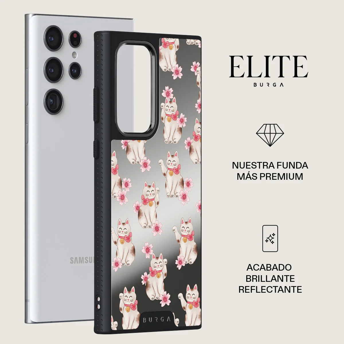 Maneki Neko - Samsung Galaxy S23 Ultra Funda - Image 35