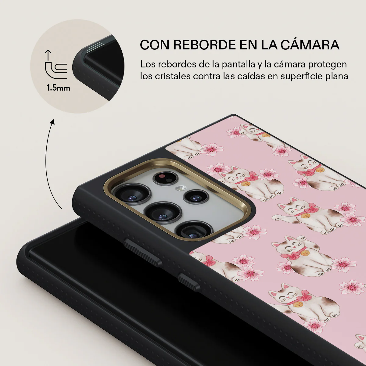 Maneki Neko - Samsung Galaxy S23 Ultra Funda - Image 8