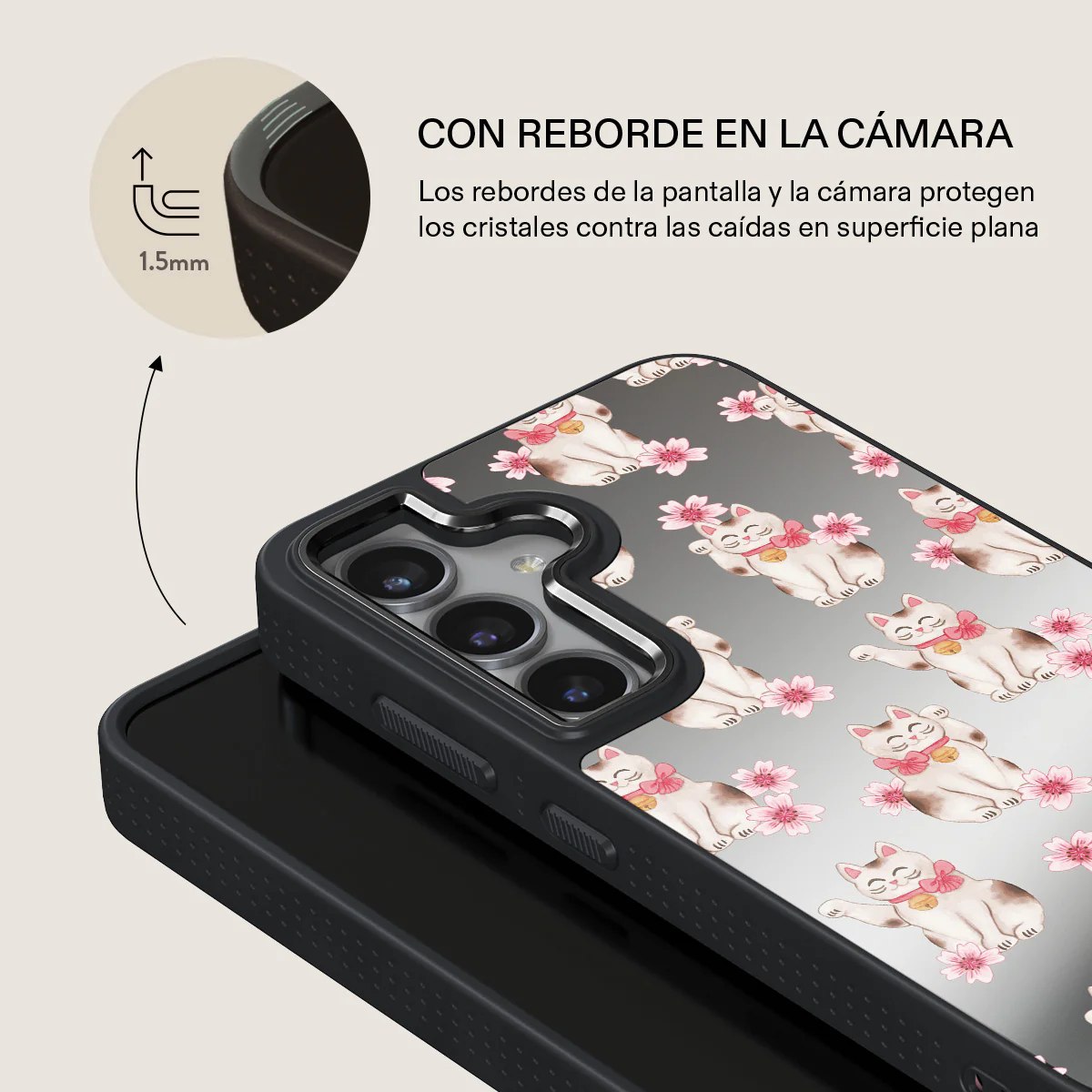 Maneki Neko - Samsung Galaxy S24 Funda - Image 38