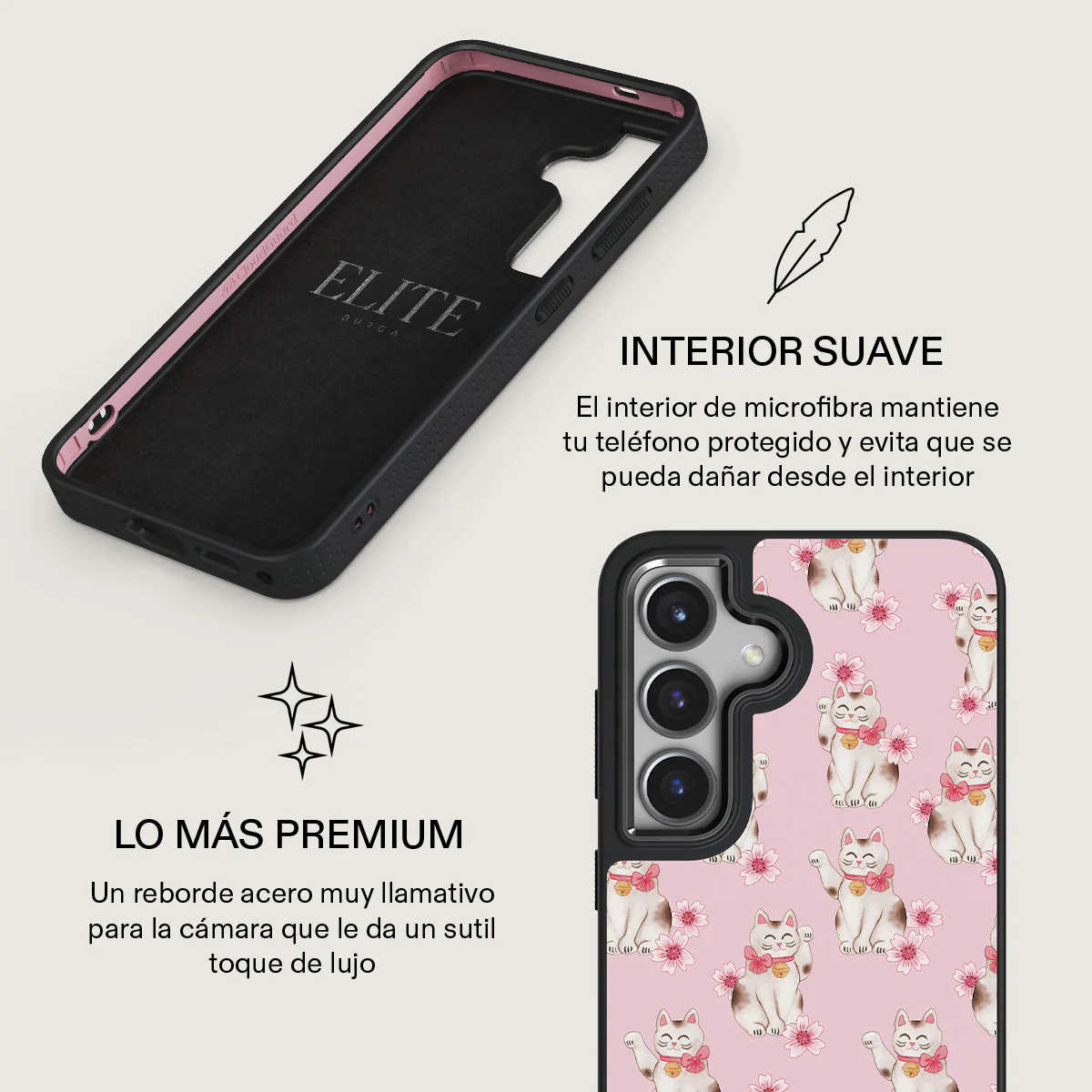 Maneki Neko - Samsung Galaxy S24 Plus Funda - Image 17