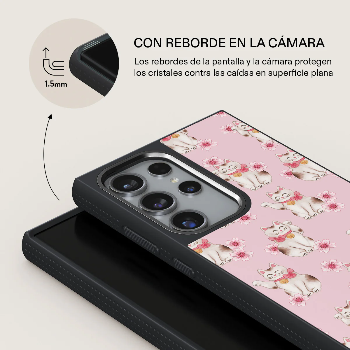 Maneki Neko - Samsung Galaxy S24 Ultra Funda - Image 15