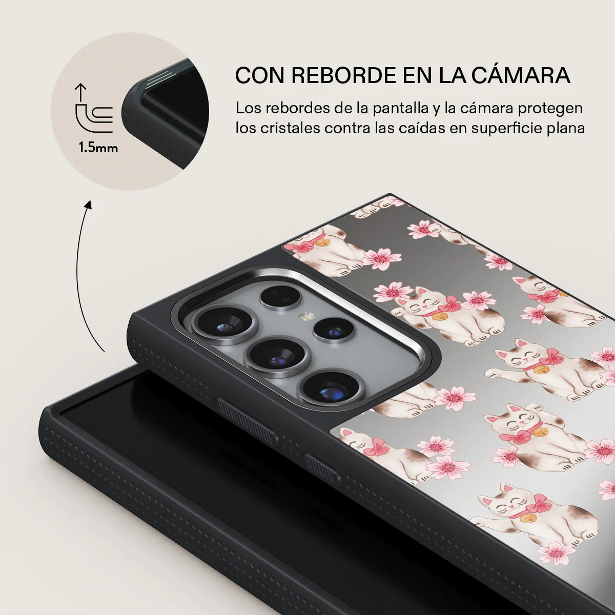 Maneki Neko - Samsung Galaxy S24 Ultra Funda - Image 38