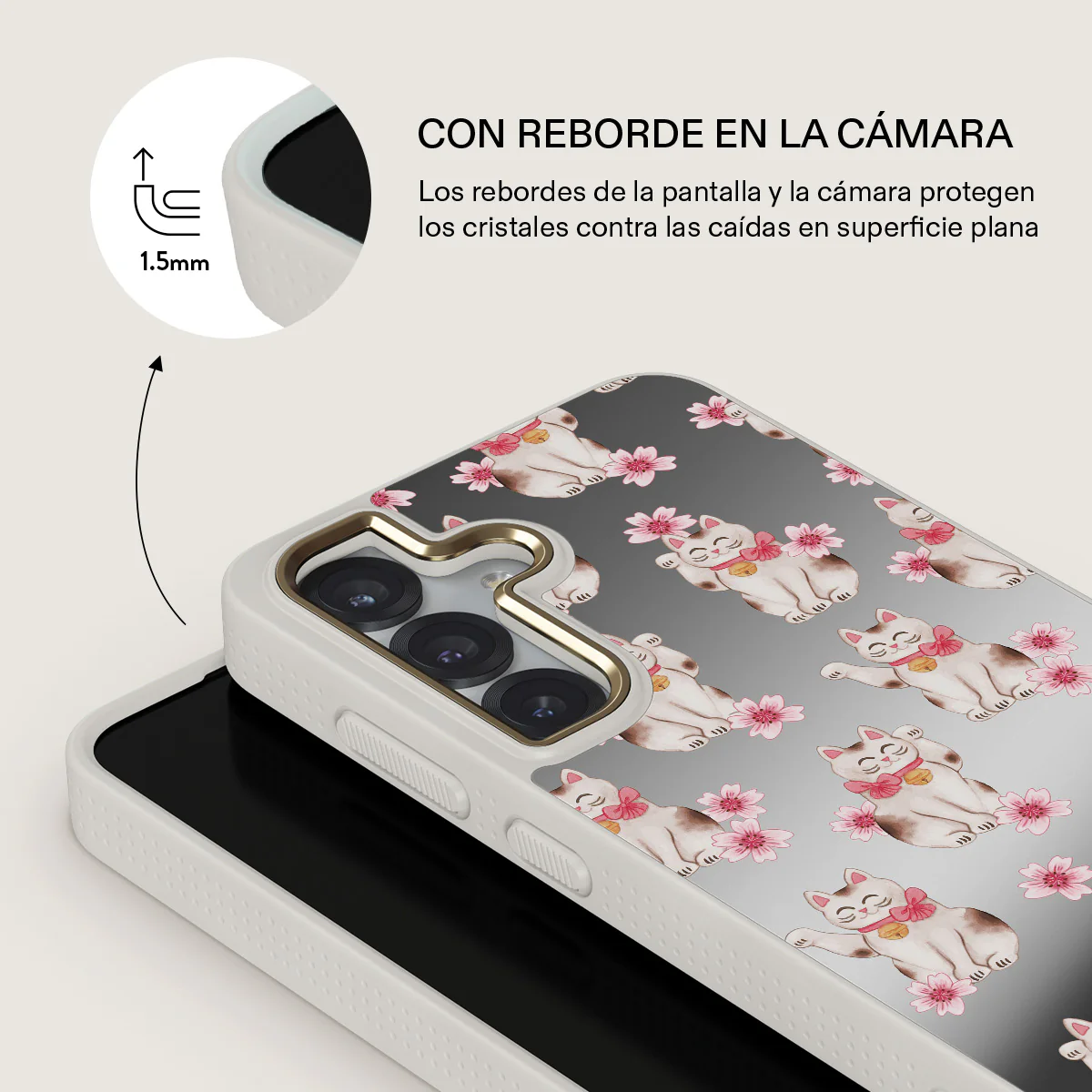 Maneki Neko - Samsung Galaxy S25 Funda - Image 46