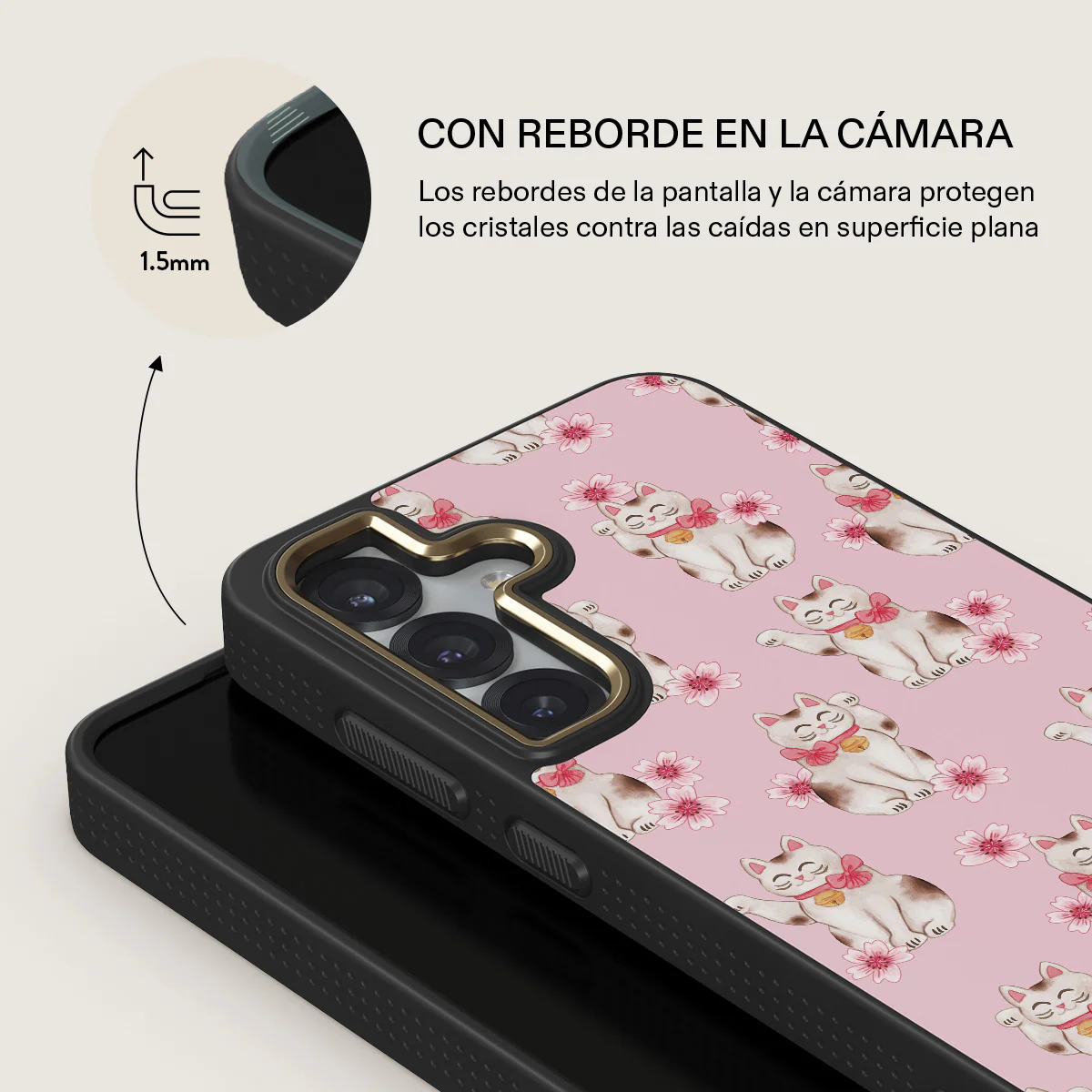Maneki Neko - Samsung Galaxy S25 Plus Funda - Image 8