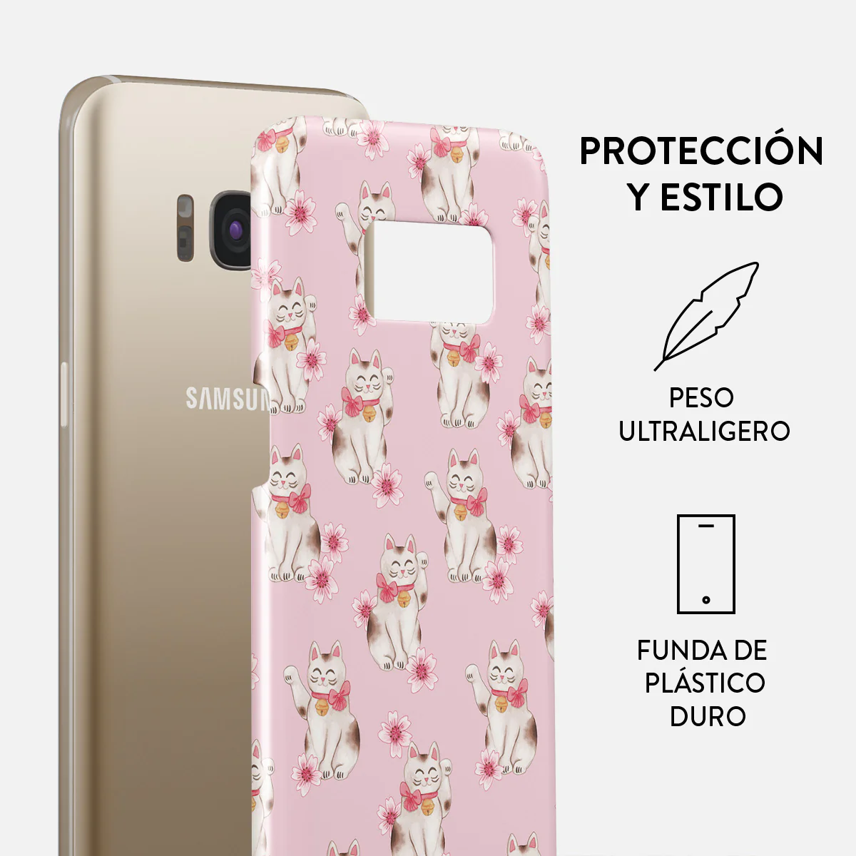 Maneki Neko - Samsung Galaxy S8 Funda - Image 2