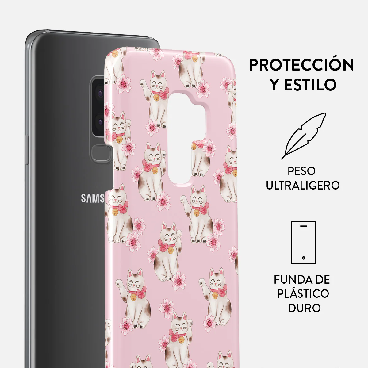 Maneki Neko - Samsung Galaxy S9 Plus Funda - Image 2