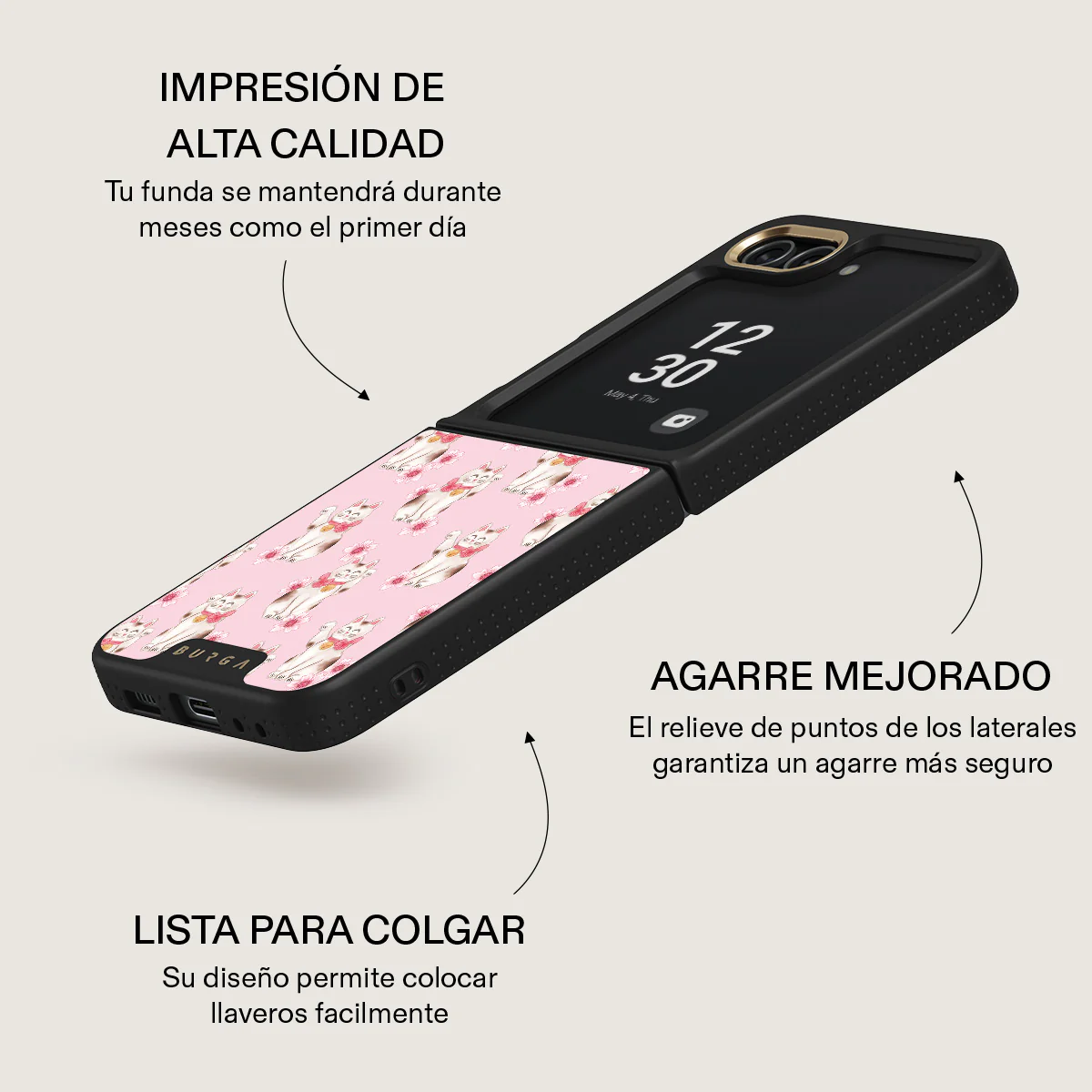 Maneki Neko - Samsung Galaxy Z Flip 5 Funda - Image 12