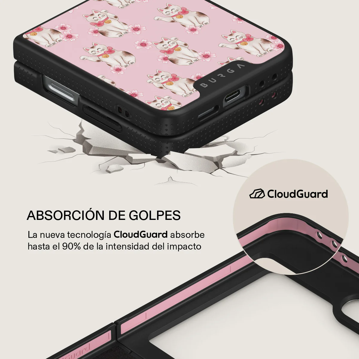 Maneki Neko - Samsung Galaxy Z Flip 6 Funda - Image 15