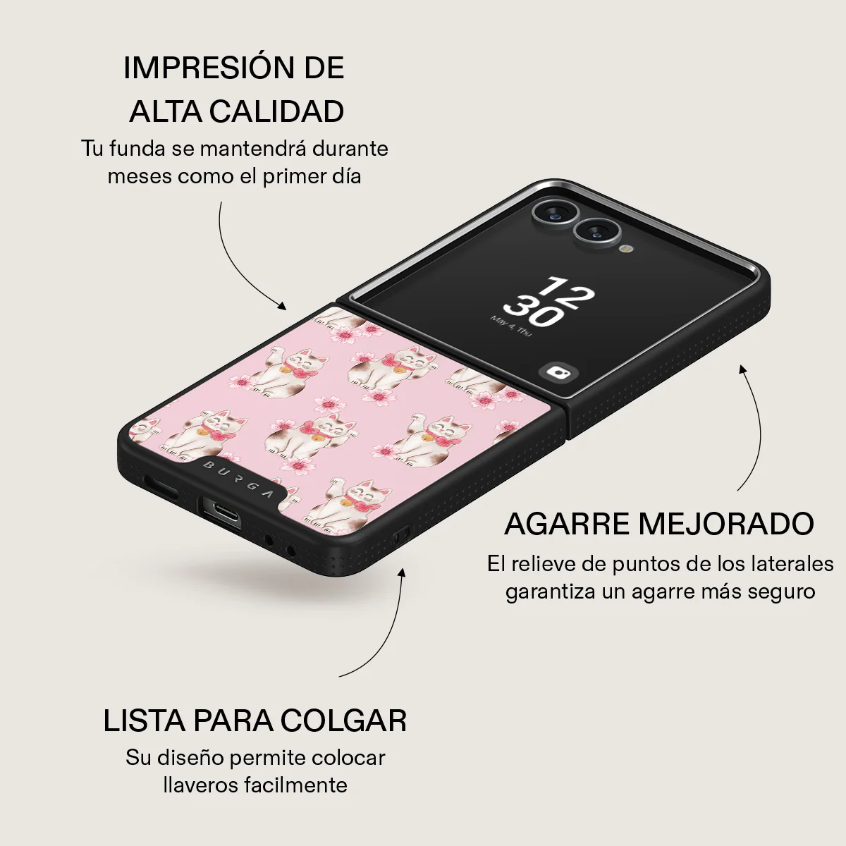 Maneki Neko - Samsung Galaxy Z Flip 7 Funda - Image 16