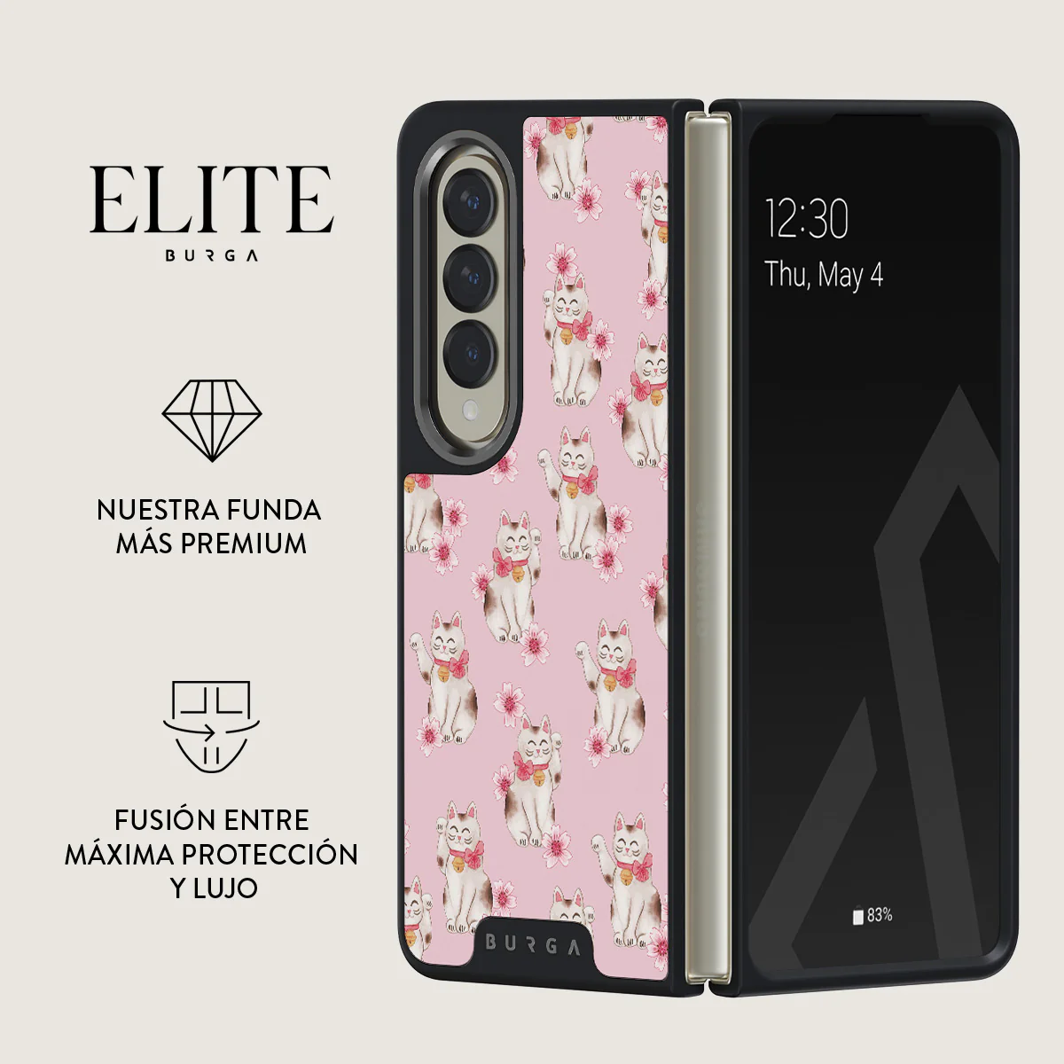 Maneki Neko - Samsung Galaxy Z Fold 4 Funda - Image 14