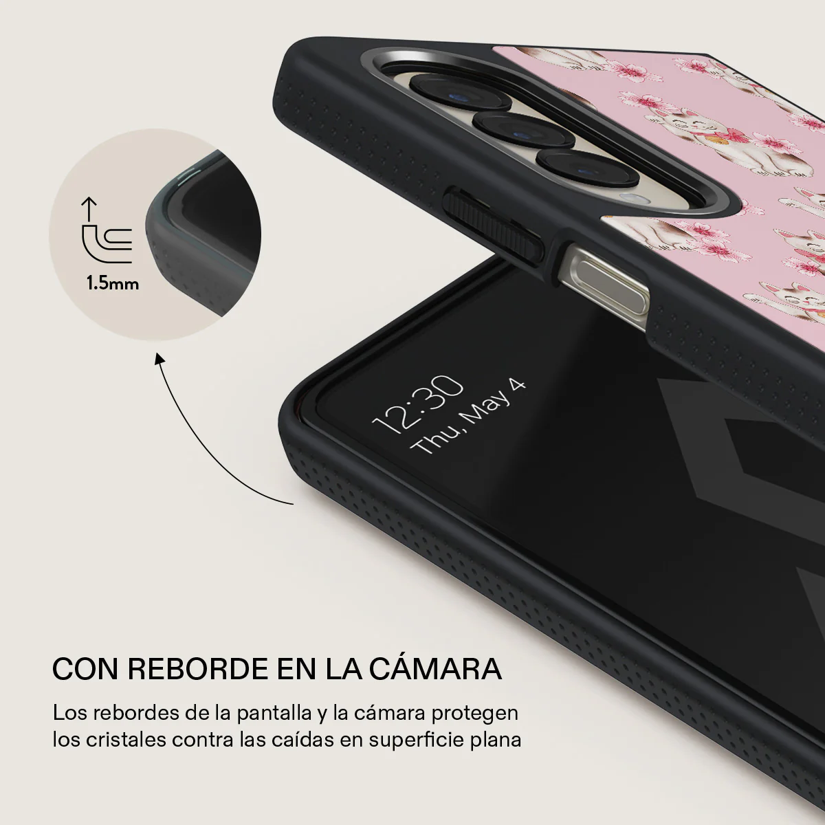 Maneki Neko - Samsung Galaxy Z Fold 4 Funda - Image 16