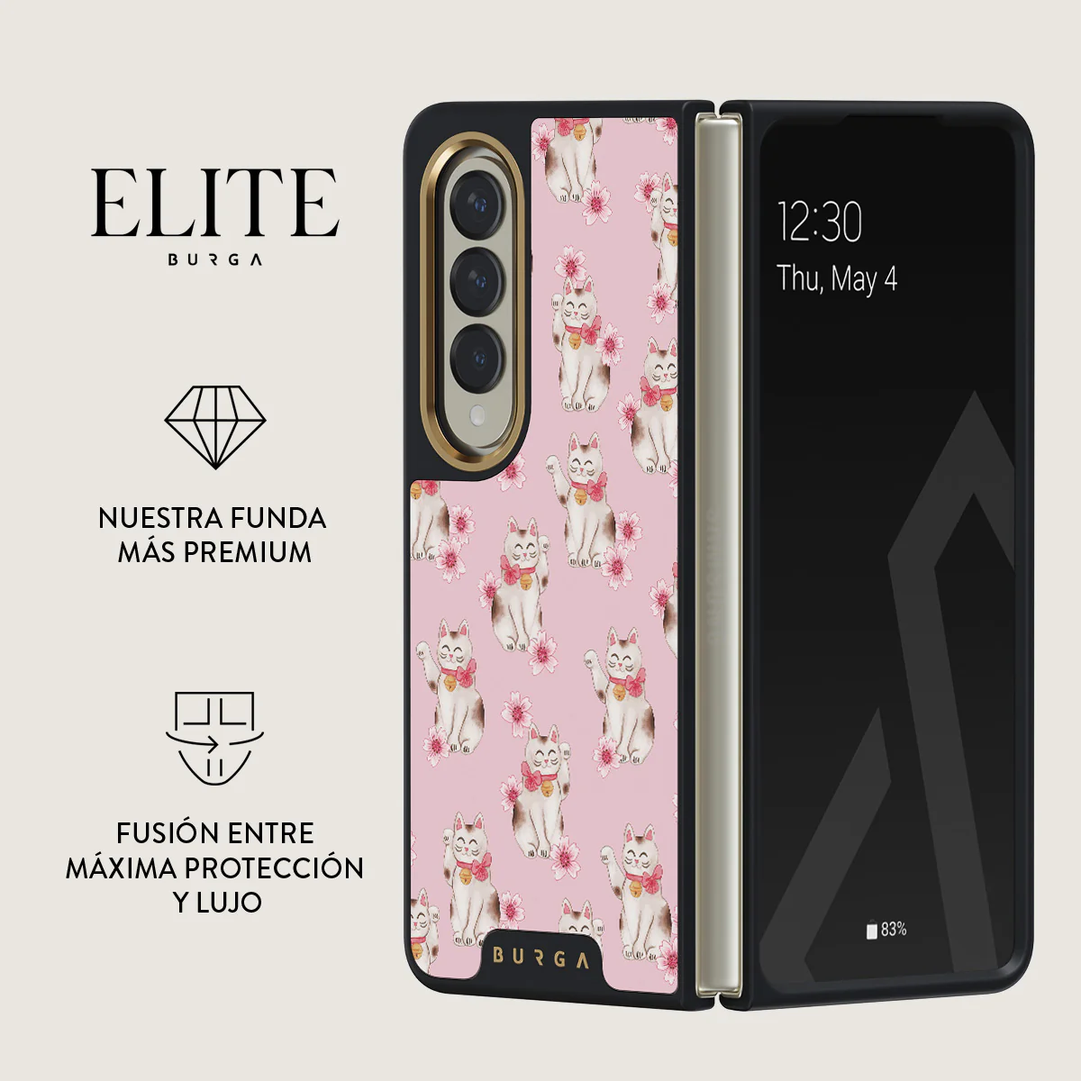 Maneki Neko - Samsung Galaxy Z Fold 4 Funda - Image 7
