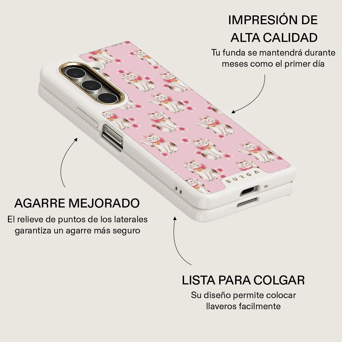 Maneki Neko - Samsung Galaxy Z Fold 5 Funda - Image 19
