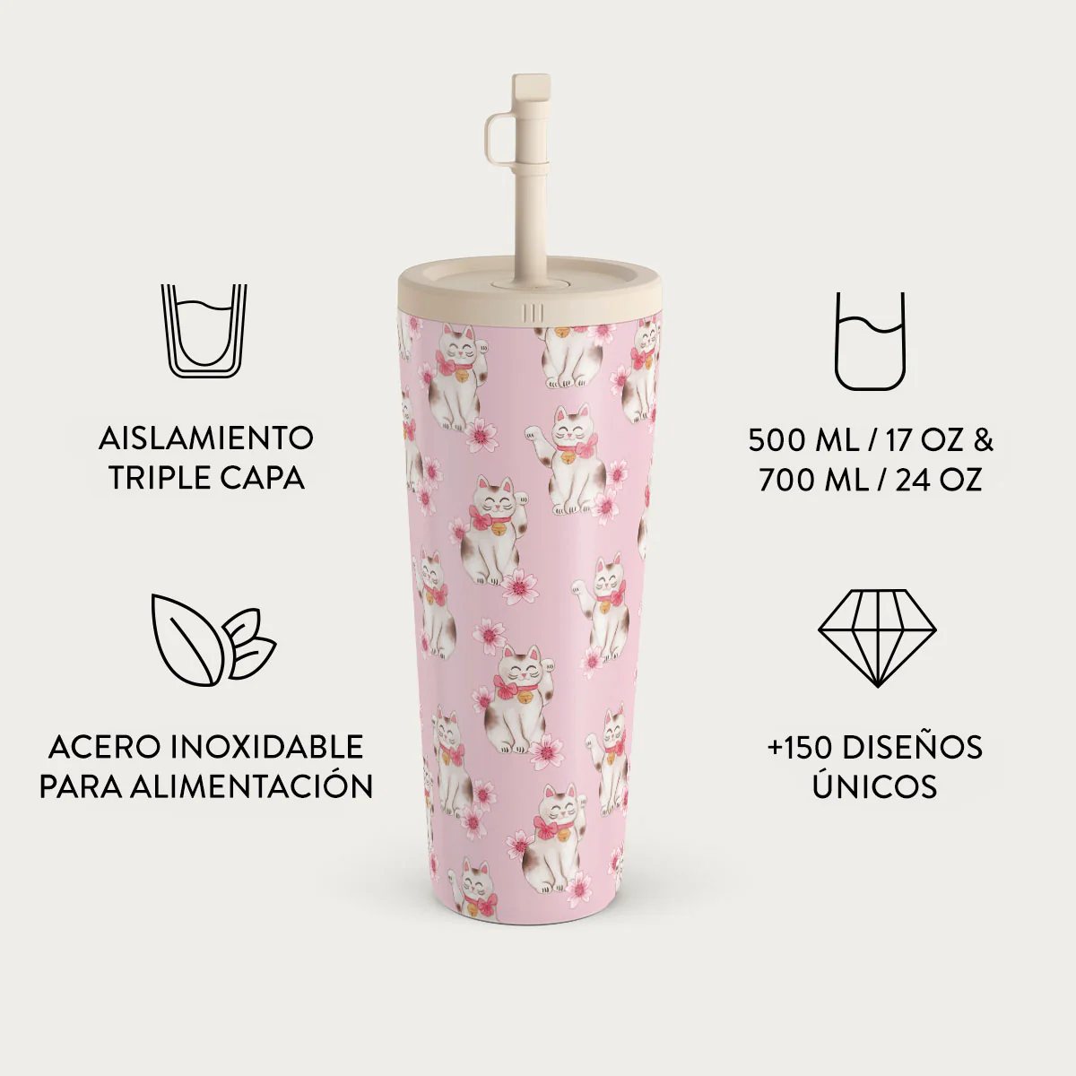 Maneki Neko - Vaso Térmico - Image 10