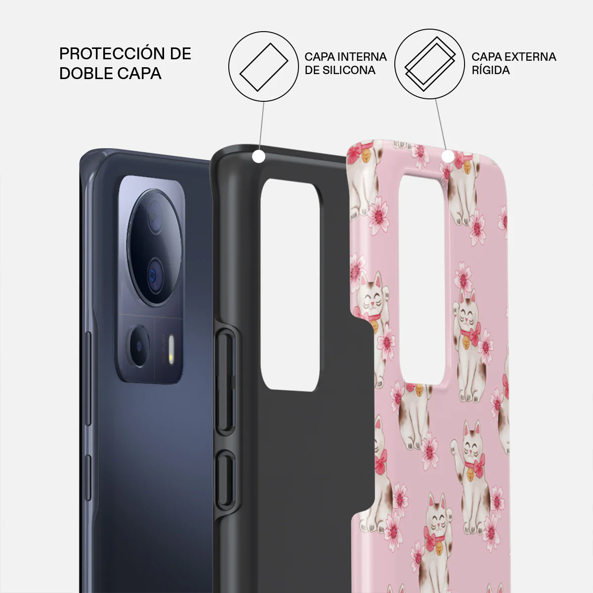 Maneki Neko - Xiaomi 13 Lite Funda - Image 2
