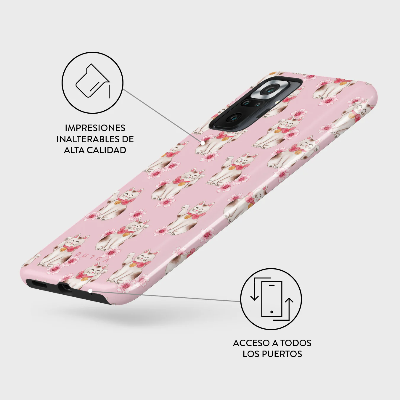 Maneki Neko - Xiaomi Redmi Note 10 Pro Funda - Image 3