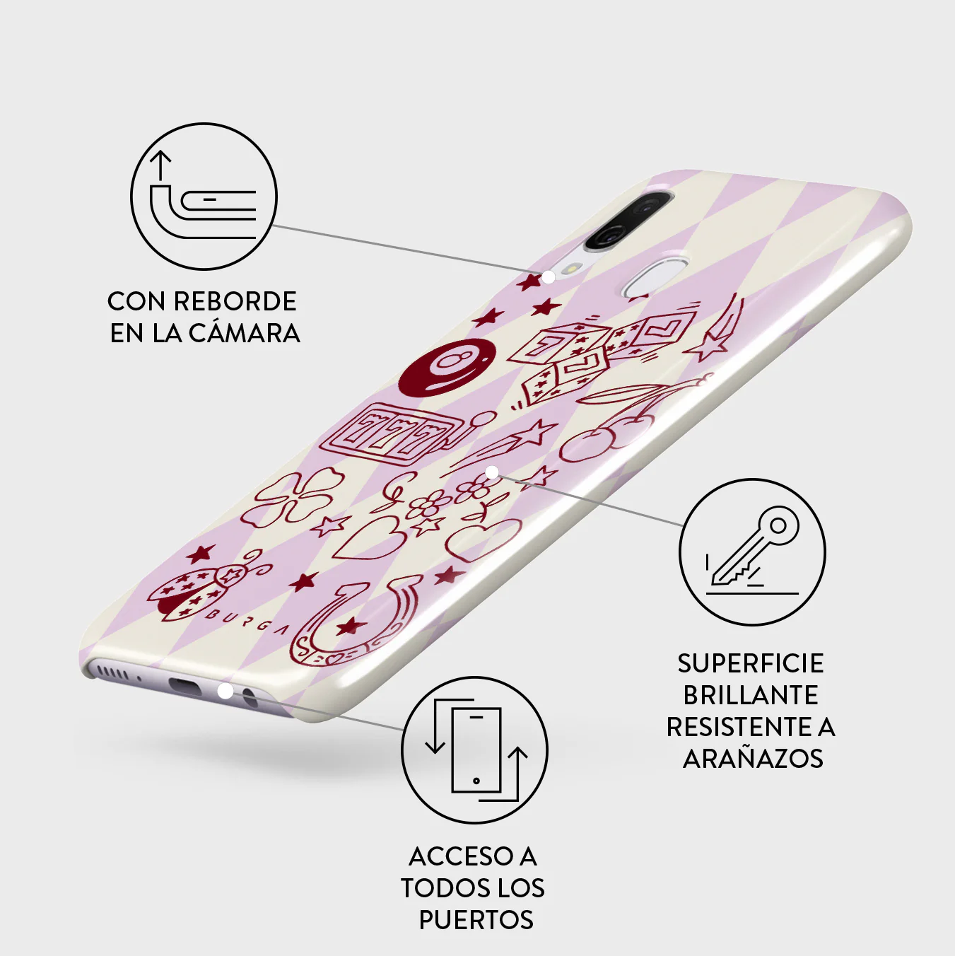 Manifesting - Samsung Galaxy A40 Funda - Image 3