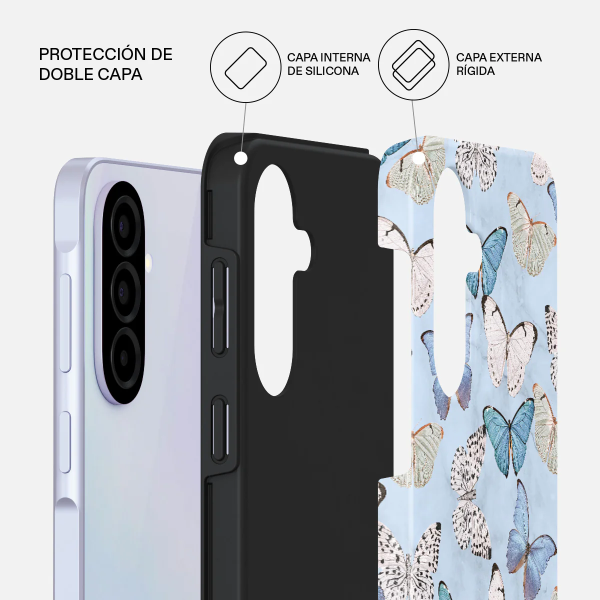 Give Me Butterflies - Samsung Galaxy A37 5G Funda - Image 2