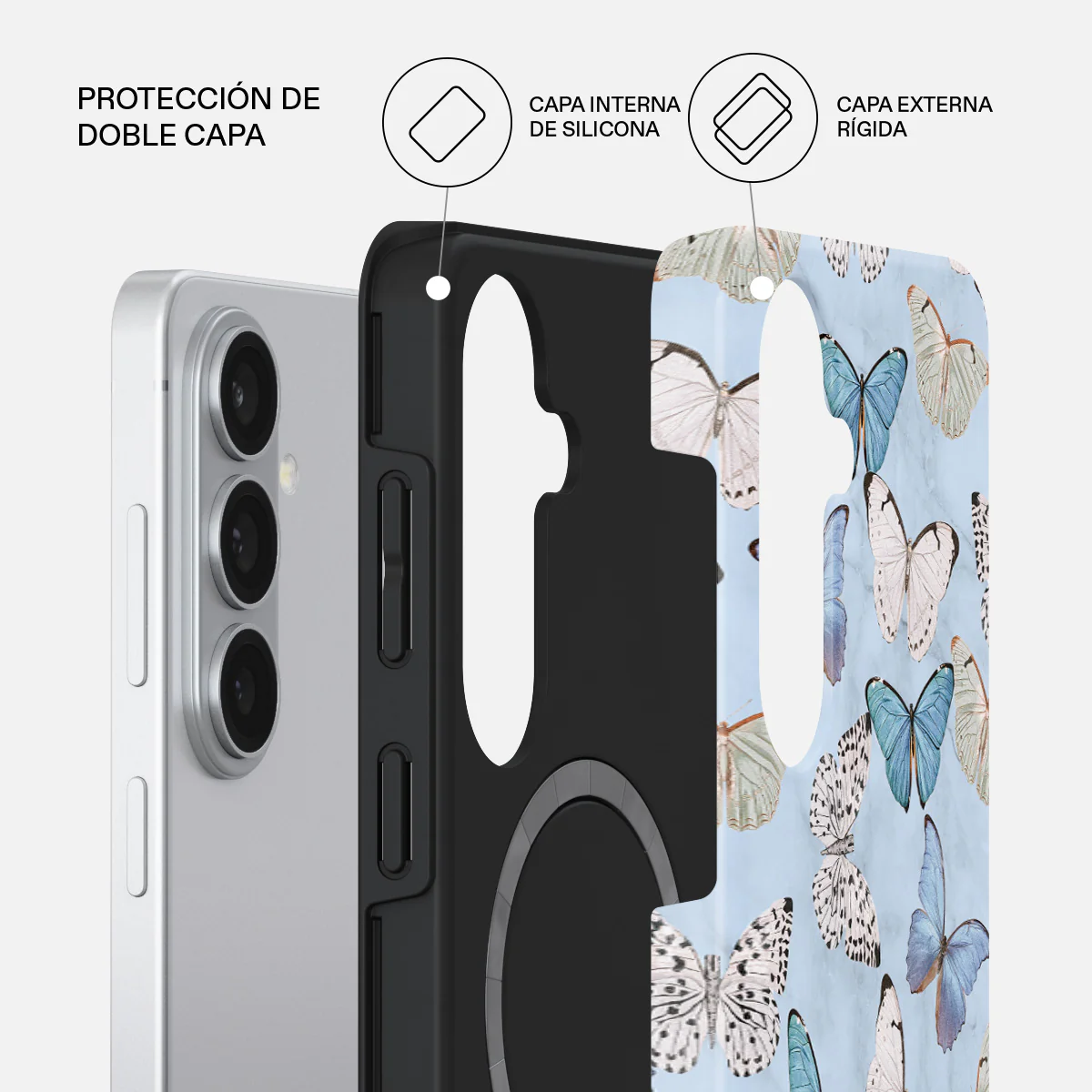 Give Me Butterflies - Samsung Galaxy S26 Plus Funda - Image 2
