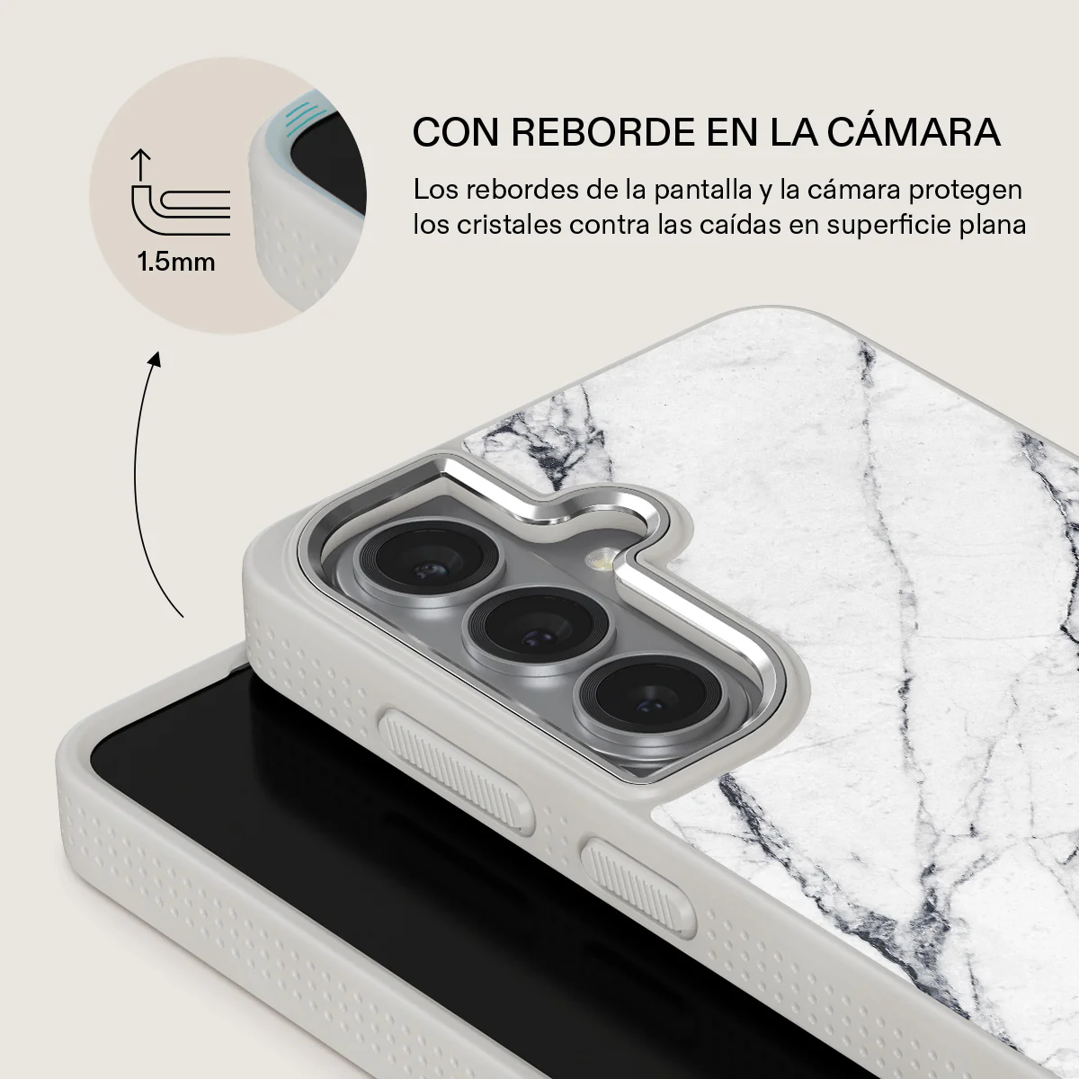 Satin White - Samsung Galaxy S26 Funda - Image 36