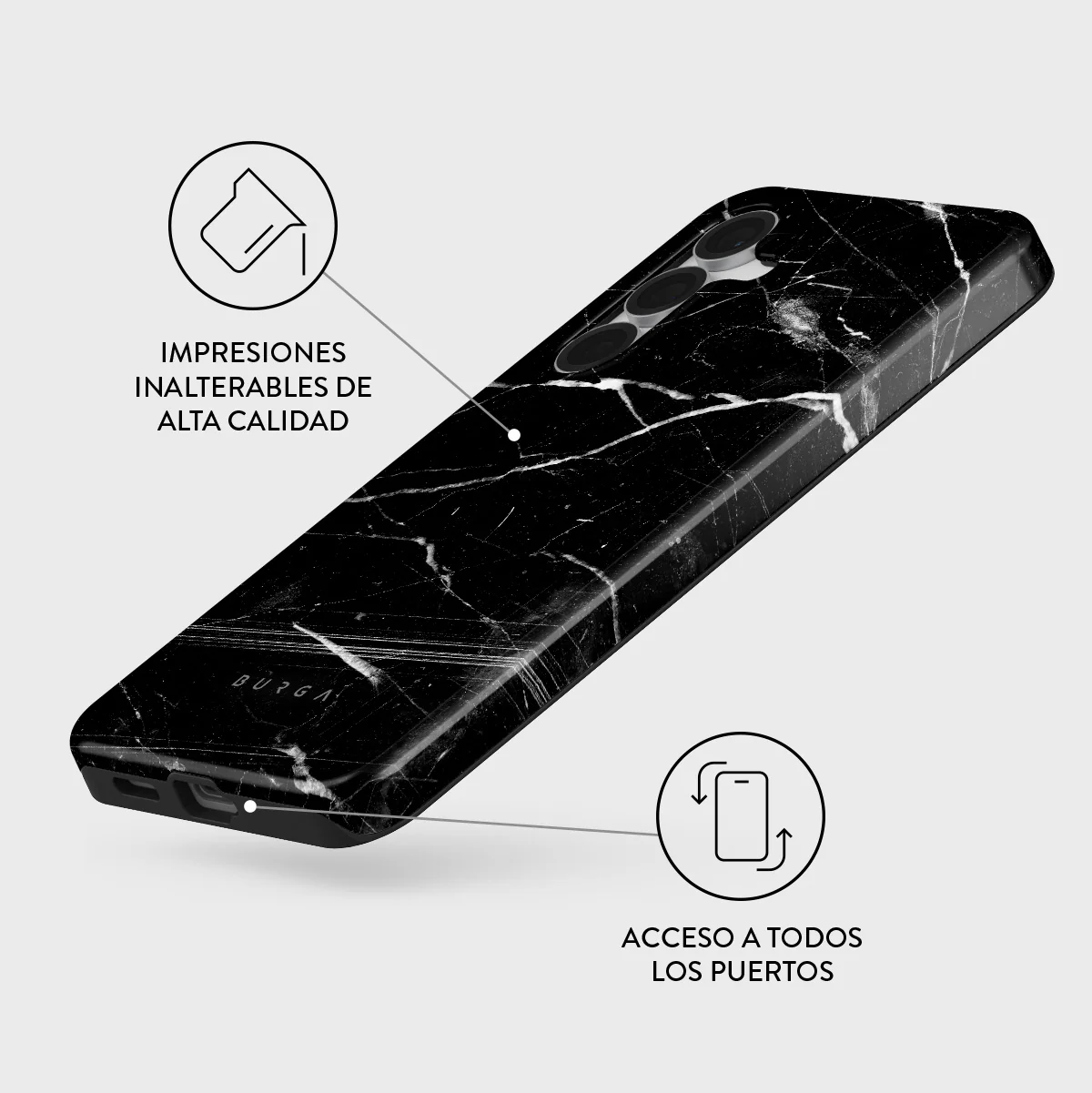 Noir Origin - Samsung Galaxy S25 FE Funda - Image 3