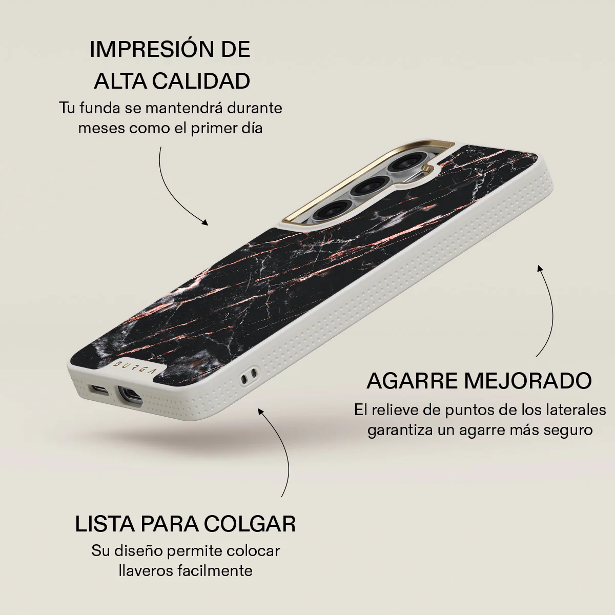 Rose Gold Marble - Samsung Galaxy S26 Funda - Image 30