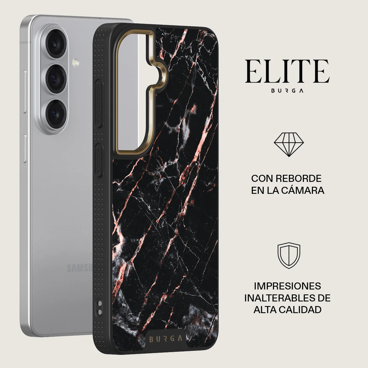 Rose Gold Marble - Samsung Galaxy S26 Funda - Image 6