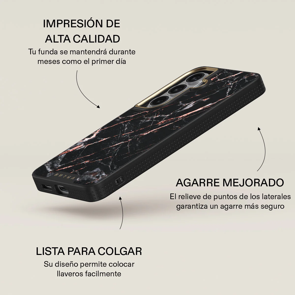 Rose Gold Marble - Samsung Galaxy S26 Funda - Image 9