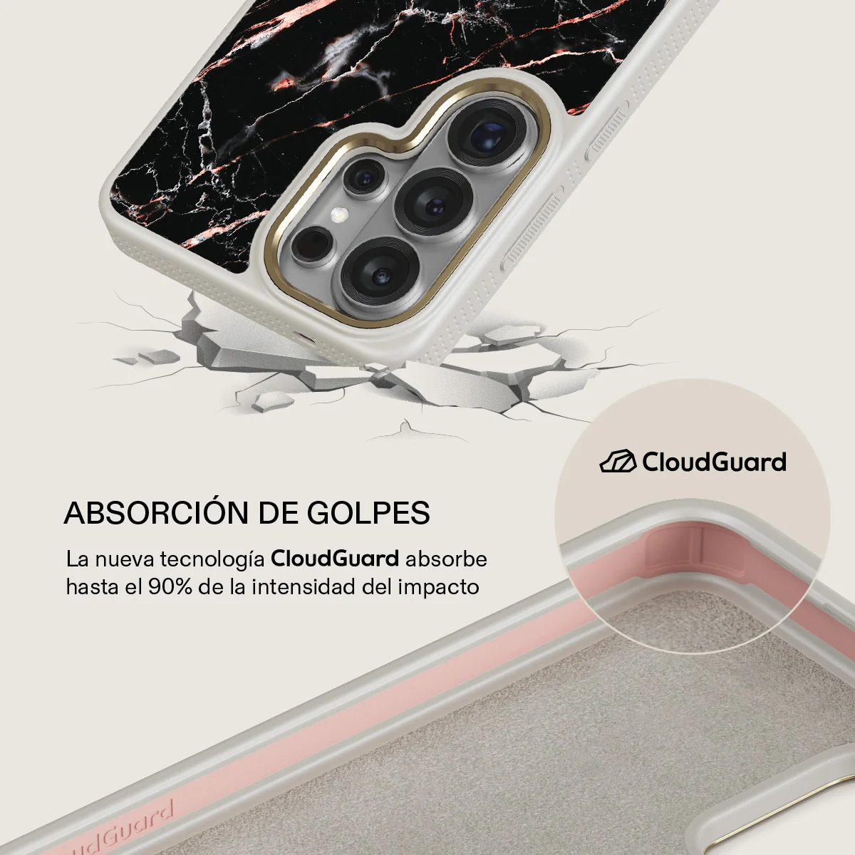 Rose Gold Marble - Samsung Galaxy S26 Ultra Funda - Image 28