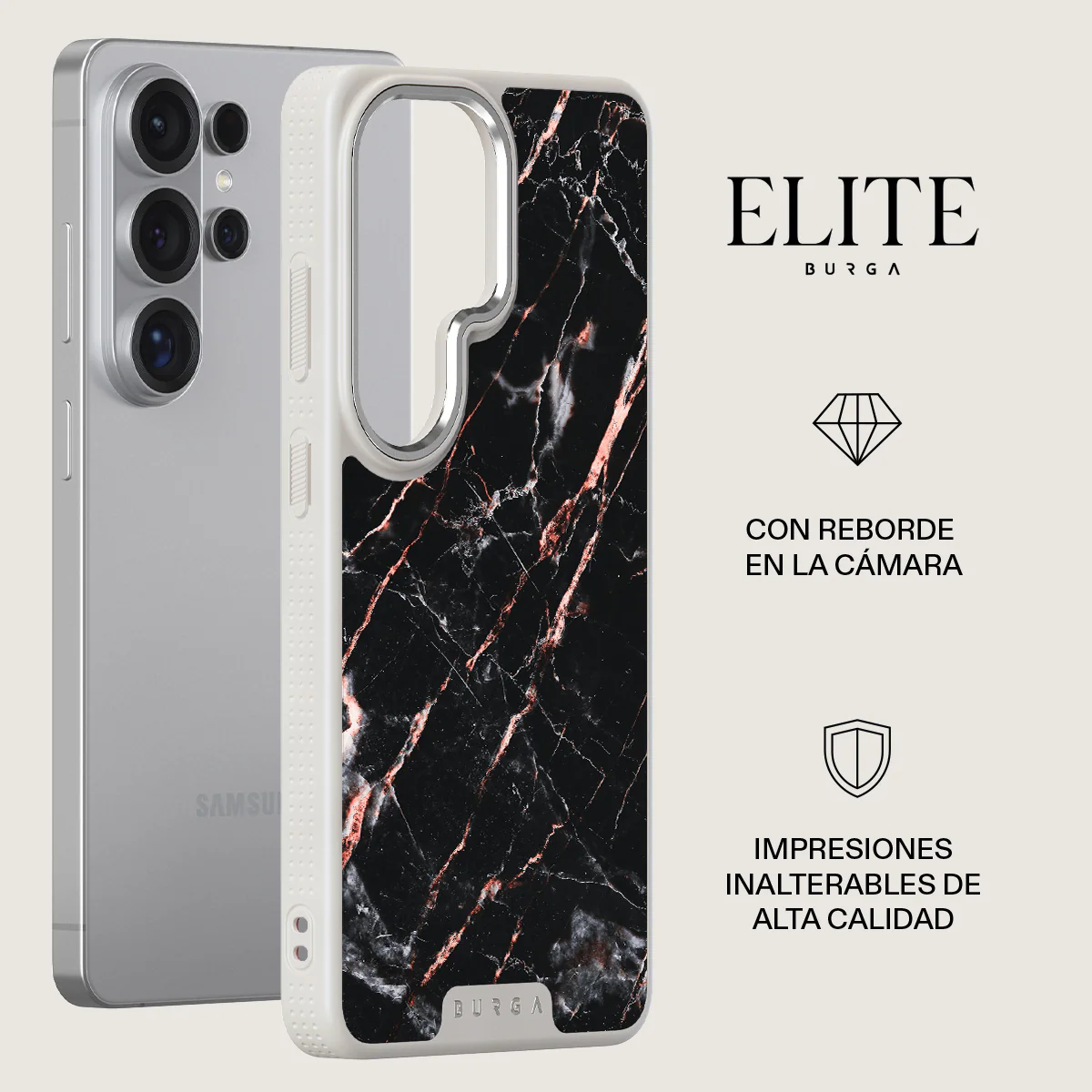 Rose Gold Marble - Samsung Galaxy S26 Ultra Funda - Image 34