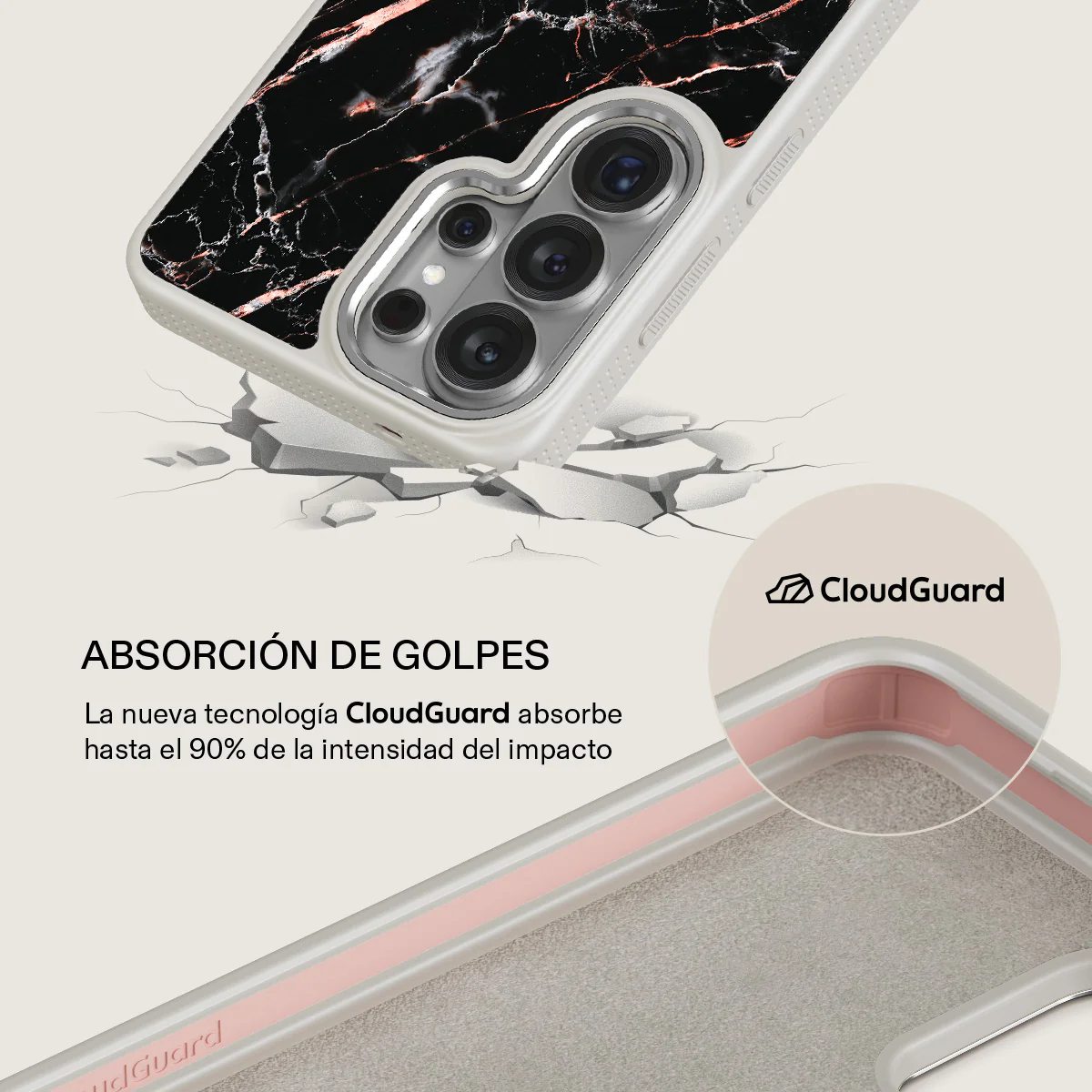 Rose Gold Marble - Samsung Galaxy S26 Ultra Funda - Image 35