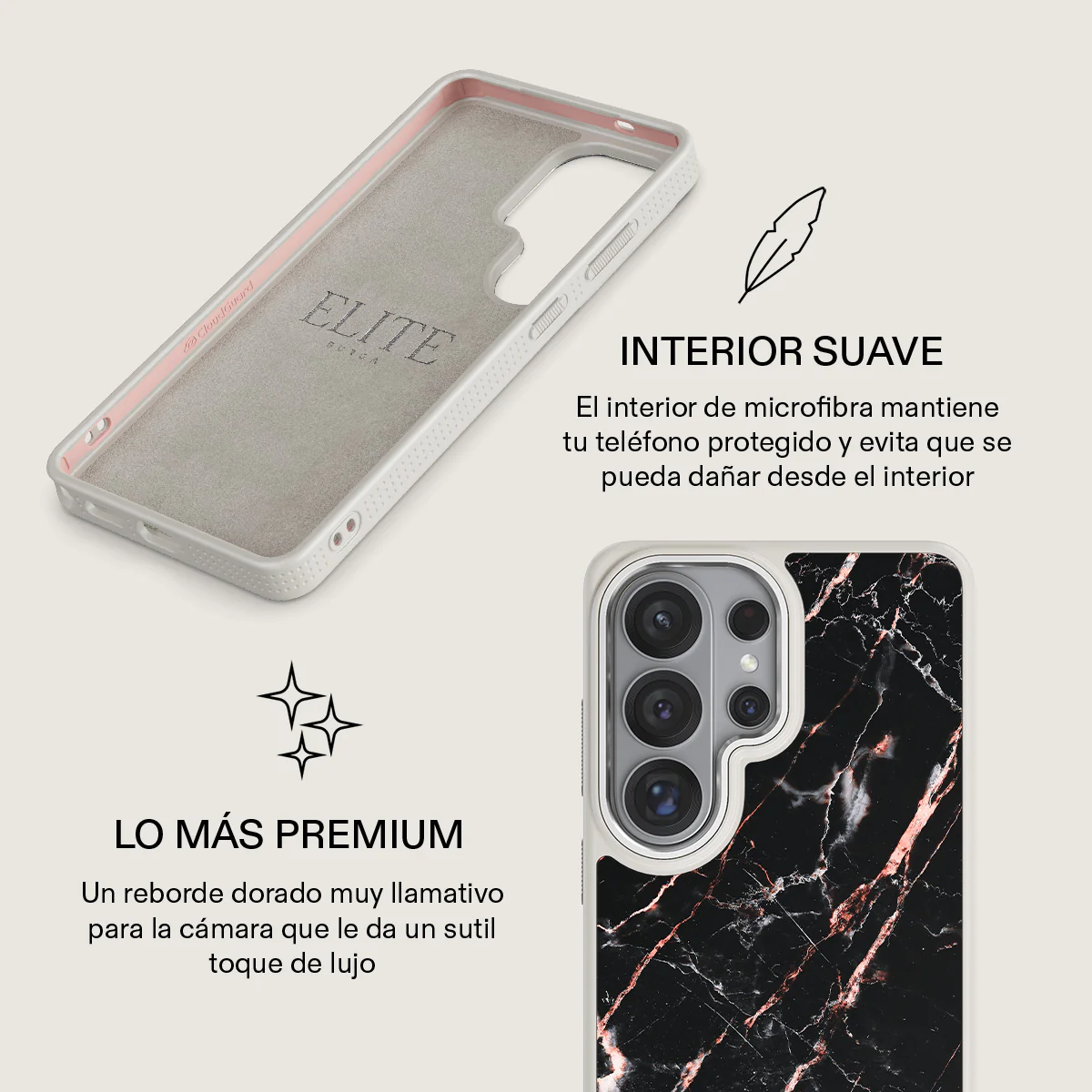 Rose Gold Marble - Samsung Galaxy S26 Ultra Funda - Image 38