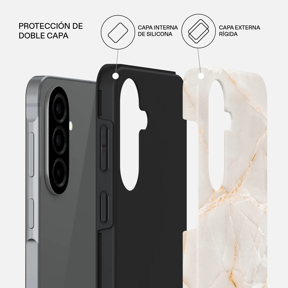 Vanilla Sand - Samsung Galaxy A57 5G Funda - Image 2