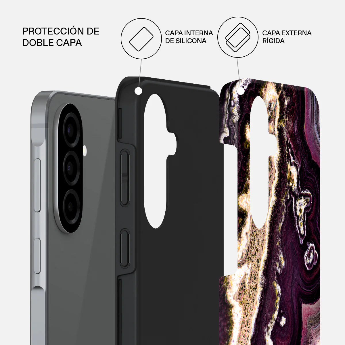 Purple Skies - Samsung Galaxy A57 5G Funda - Image 2