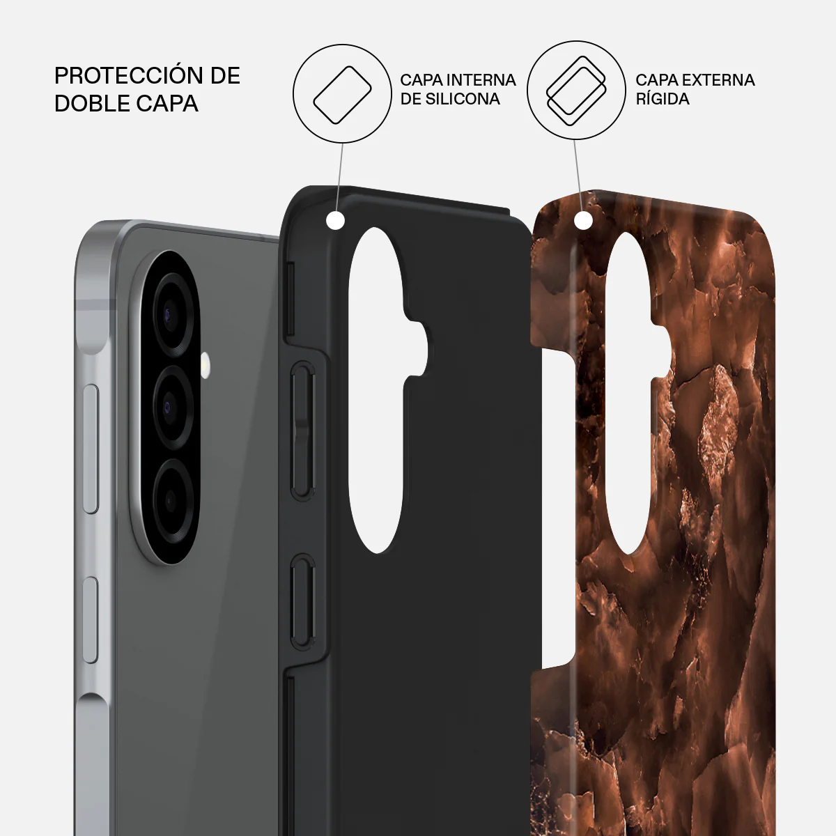 Toasted Chestnut - Samsung Galaxy A57 5G Funda - Image 2