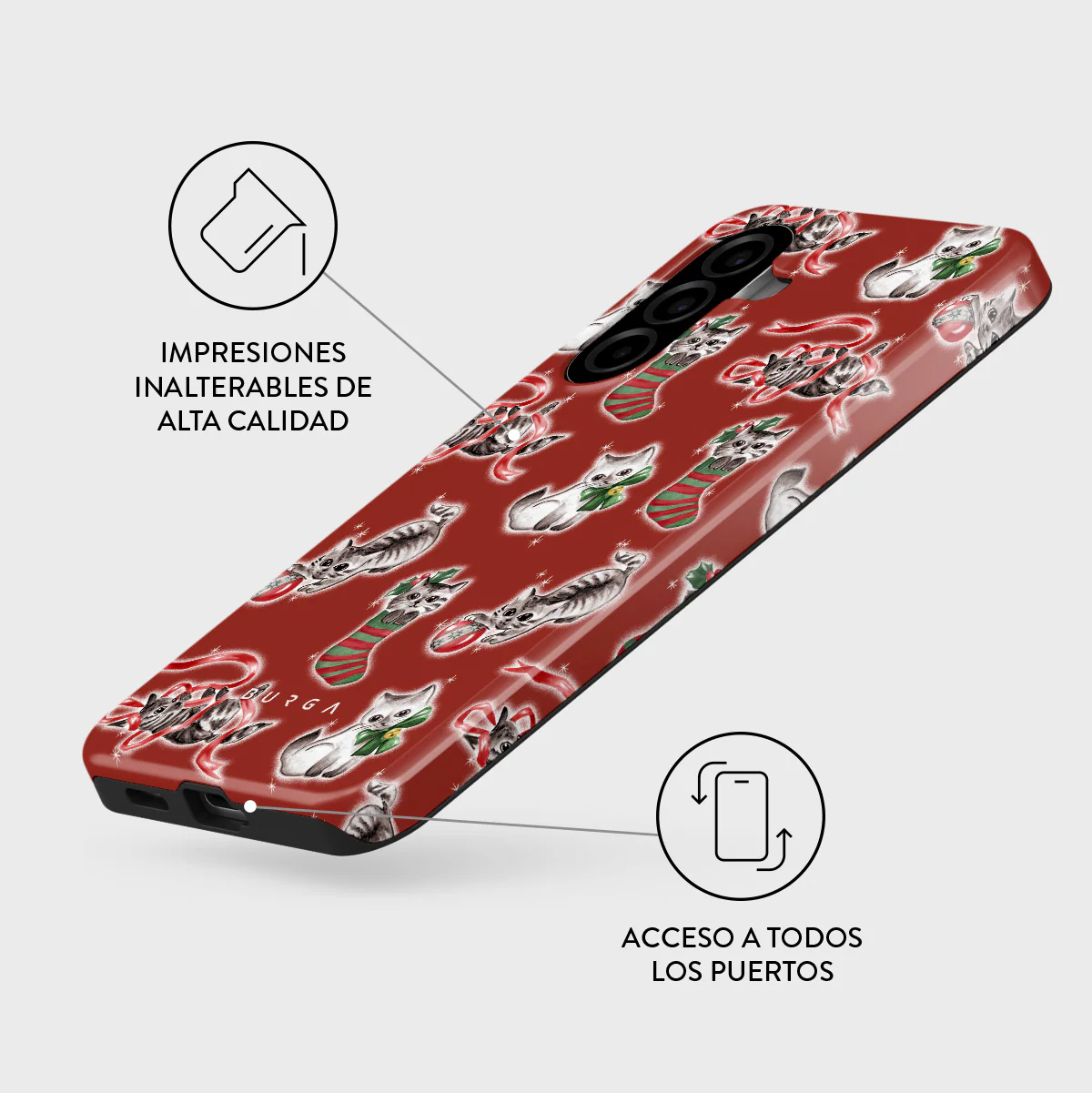 Merry Kitty - Samsung Galaxy A57 5G Funda - Image 3