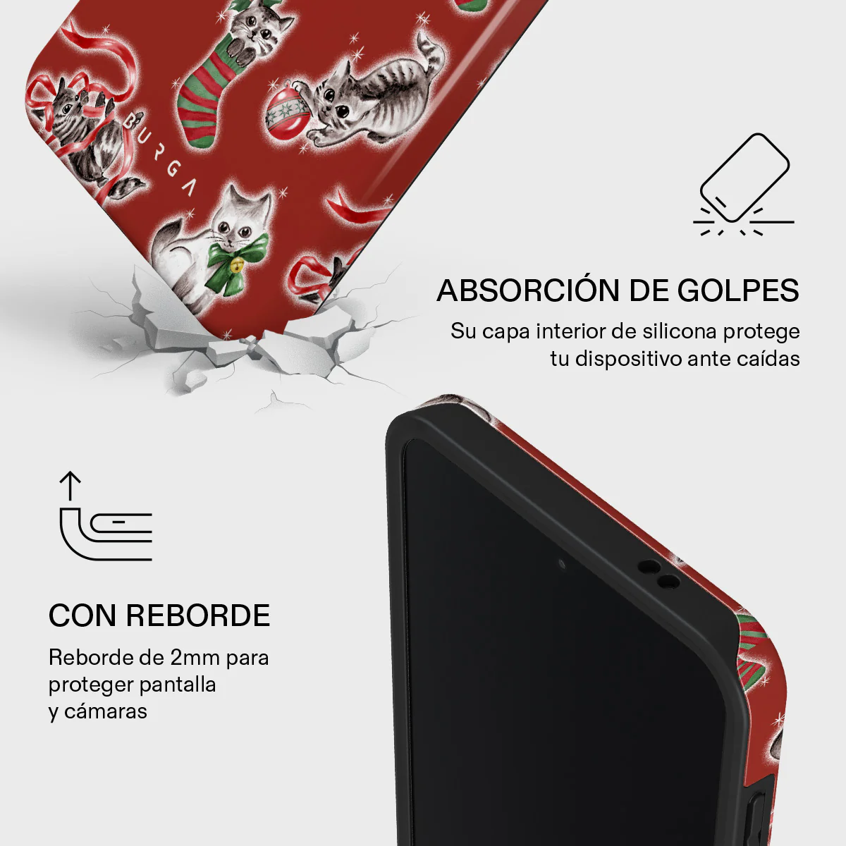 Merry Kitty - Samsung Galaxy A57 5G Funda - Image 4