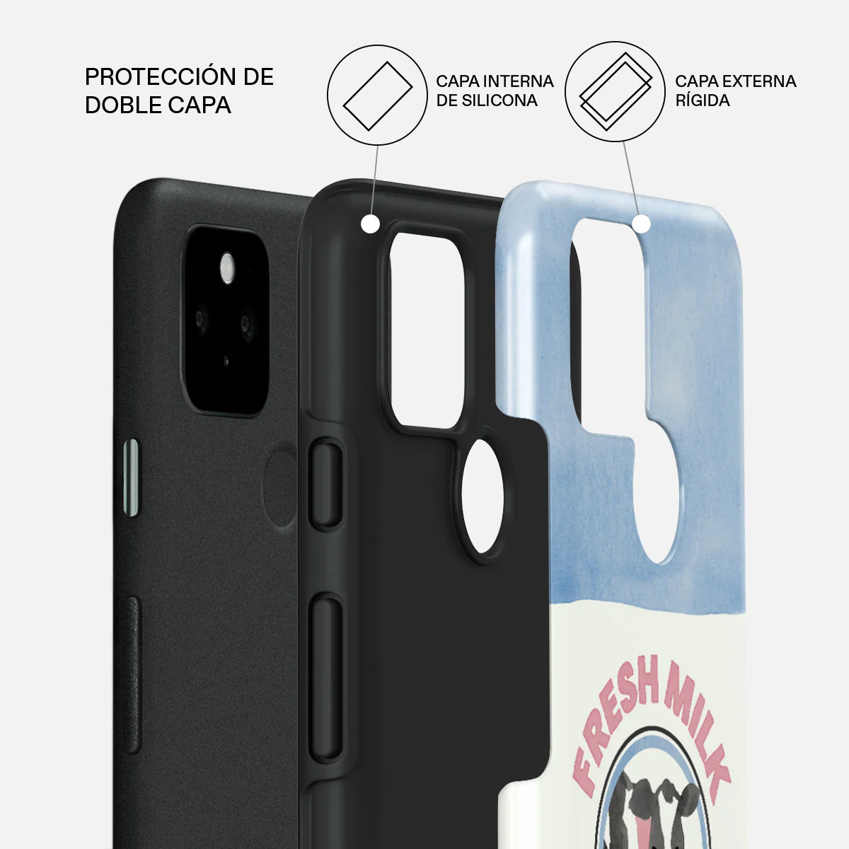 Milkshake - Google Pixel 5 Funda - Image 2