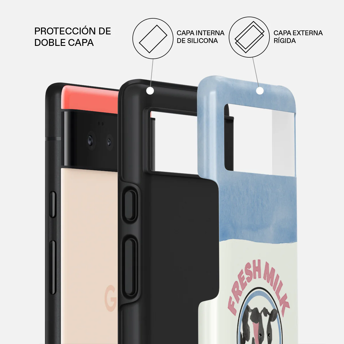 Milkshake - Google Pixel 6a Funda - Image 2