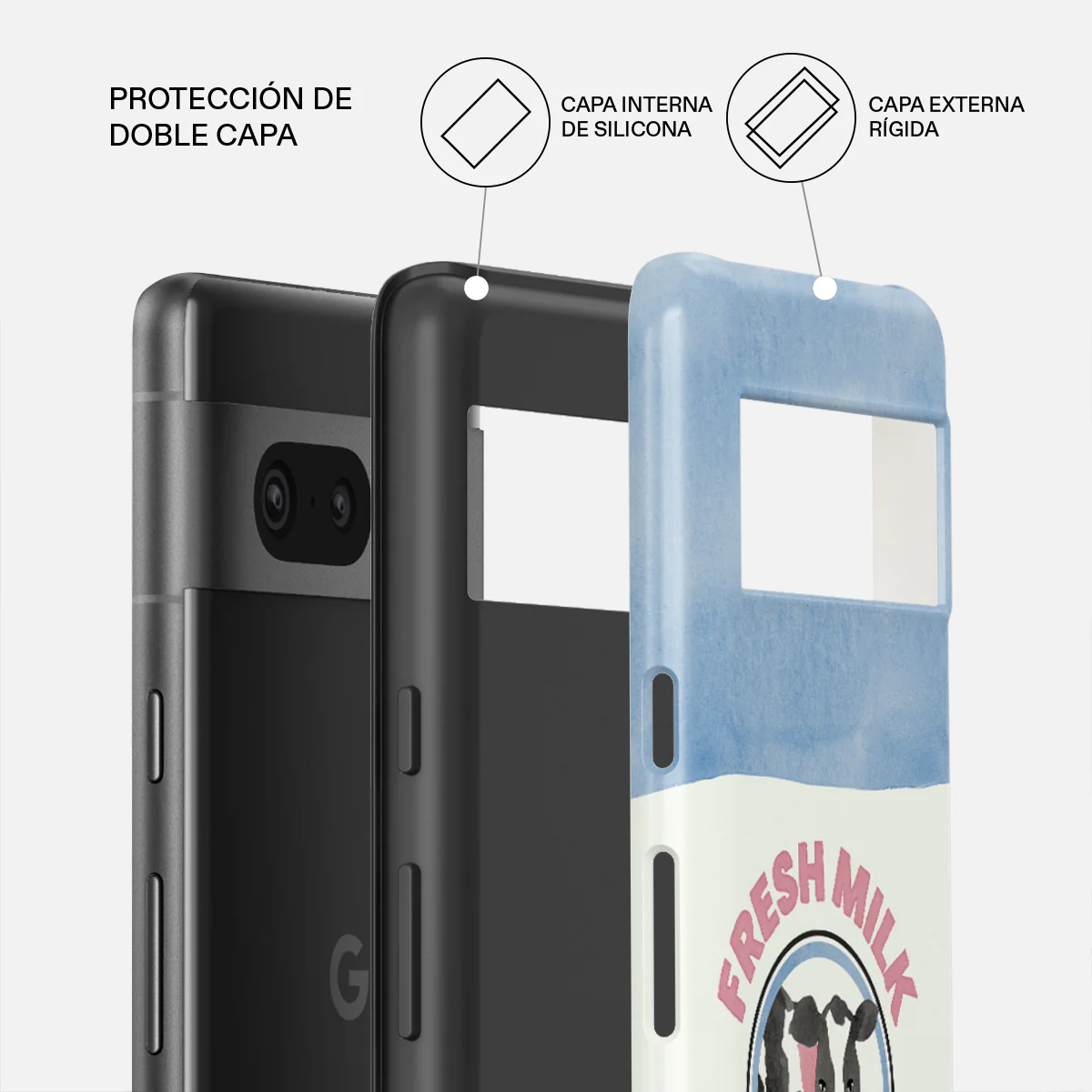 Milkshake - Google Pixel 7 Funda - Image 2