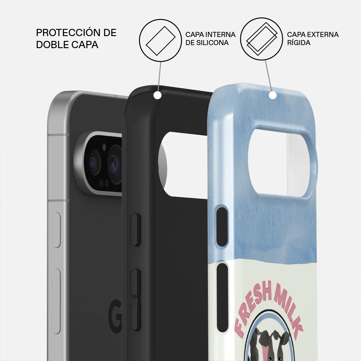 Milkshake - Google Pixel 9 Funda - Image 2