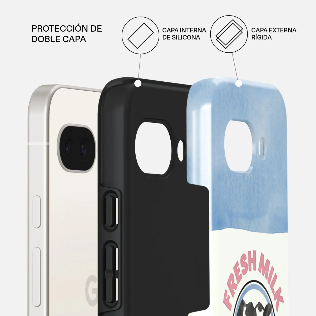 Milkshake - Google Pixel 9a Funda - Image 2